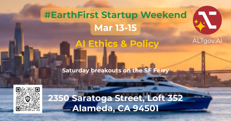 #EarthFirst Startup Weekend, March 13-15, 2026